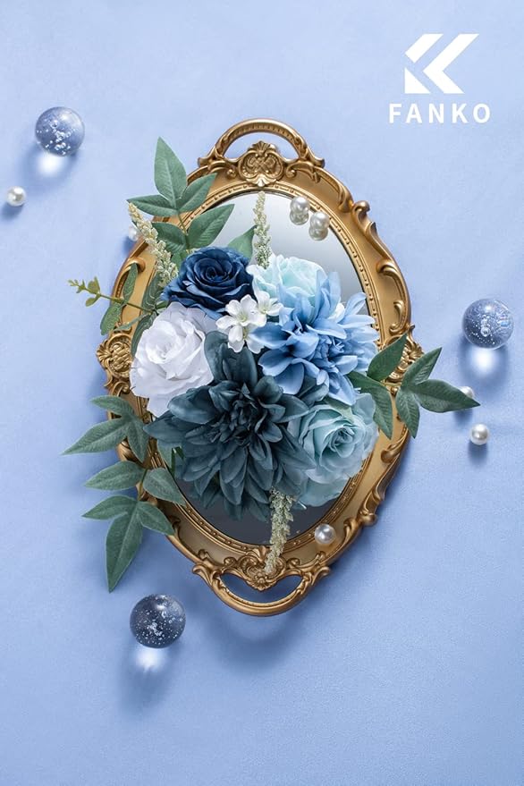 FANKO Dusty Rose Artificial Flowers Combo - Image 2