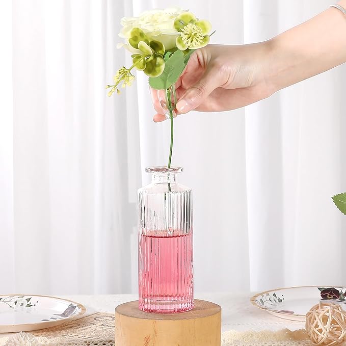 Glass Bud Vases Set of 20, Living Bud Vases, Small Bud Vase in Bulk, Mini - Image 5