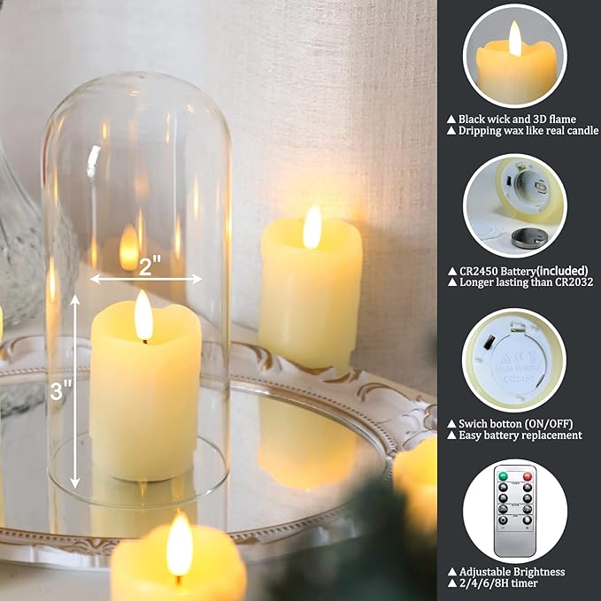 Lezonic Flameless Votive Candles Battery Operated - Image 6