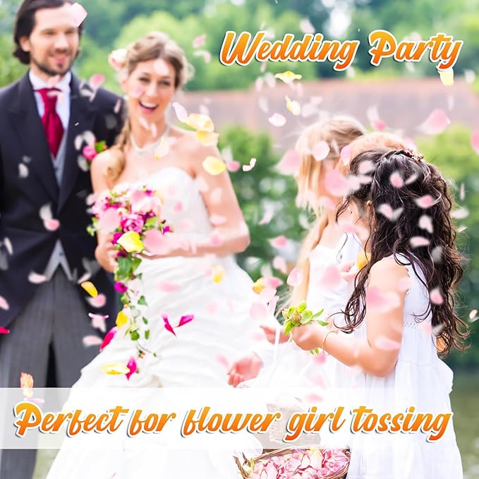 300 PCS Real Pink Dried Rose Petals Confetti - Image 5
