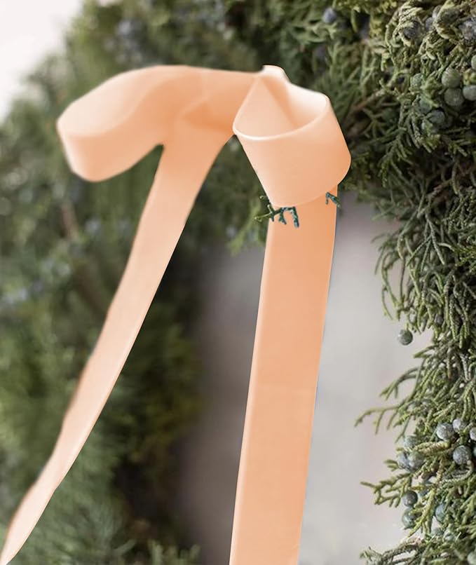 Champagne Velvet Ribbon 1.5'' 25 Yards - Image 3