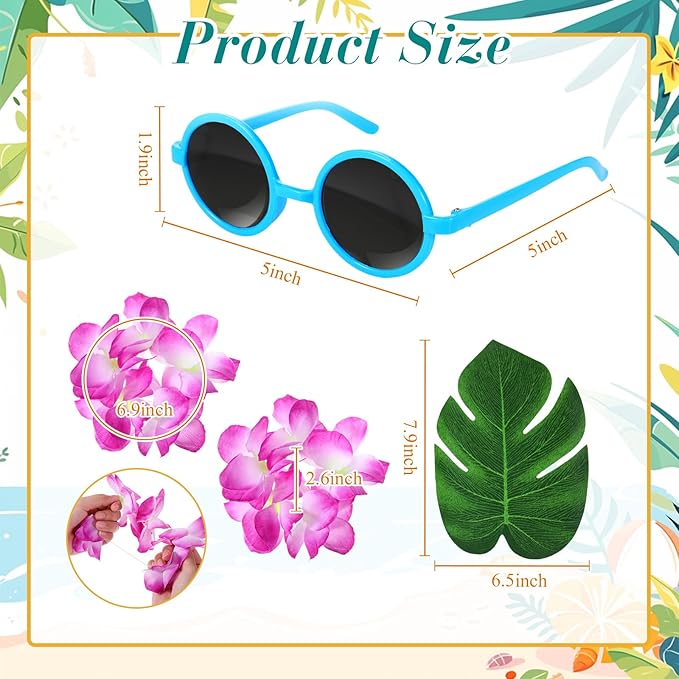 6 Sets Hawaiian Table Centerpieces Pineapple Luau Party Table Decorations - Image 2