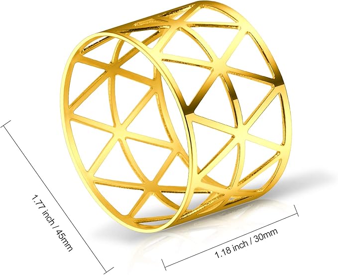 KPOSIYA Set of 20 Napkin Rings - Image 5