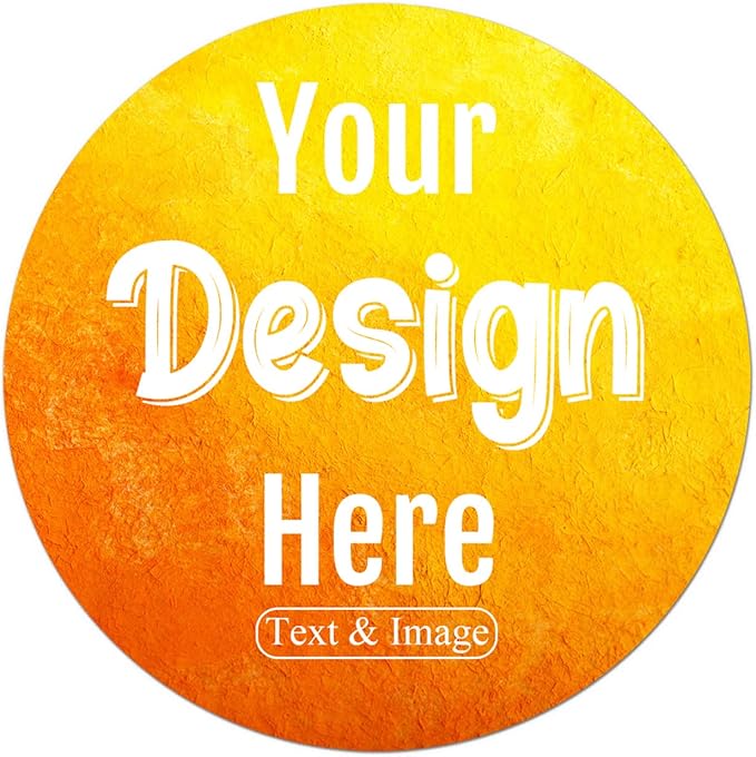 Custom 100-500 Stickers with Any Image Logo and Text. Business Logo Labels by Custom