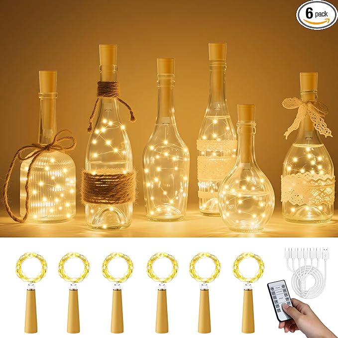 PChero USB Rechargeable Wine Bottle Lights by PChero