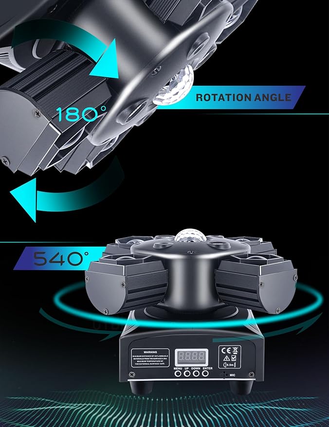 Professional DJ Lights 4-in-1 Moving Head - Image 3