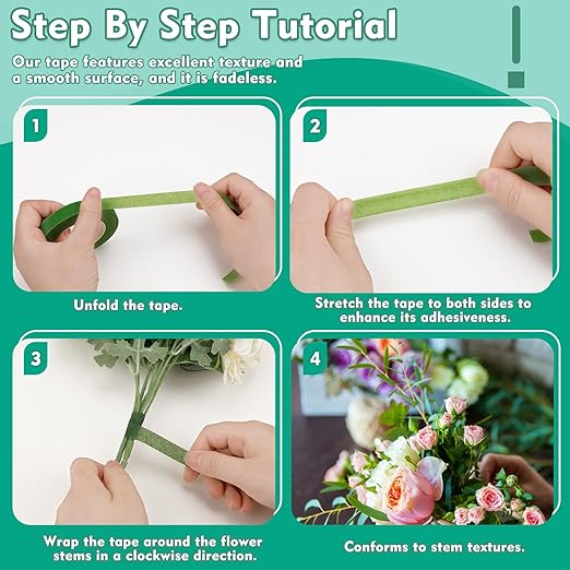 Floral Tape 1/2inch Flower Tape, Flower Tape - Image 4