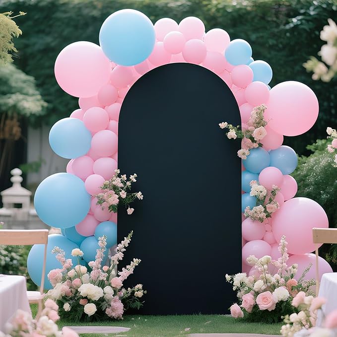 Ledido Wedding Arch Backdrop Cover 6FT Arch Covers Fitted Stretchy Spandex - Image 2