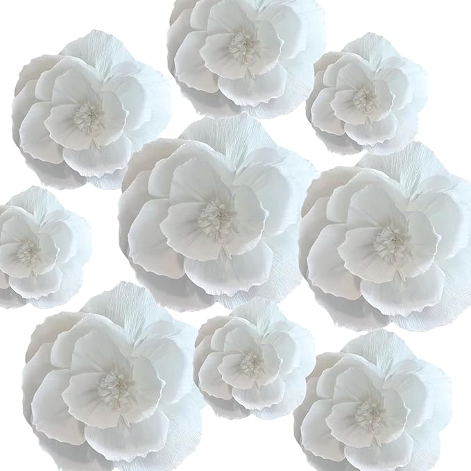 BRT Bearingshui Crepe Paper Flowers Decoration by BRT+Bearingshui