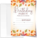 Fall Birthday Invitation Cards by ANYEMW