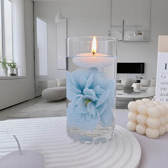 24 Pcs Floating Candles for Centerpieces and Floating Flowers Vase Fillers for - Image 6