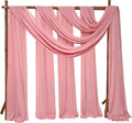 8 Panels Wedding Arch Draping Fabric 28" x 20Ft Wedding Arch Drapes Chiffon by SATULGAU