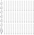 Nuenen 100 Pcs Acrylic Hanging Crystals by Nuenen