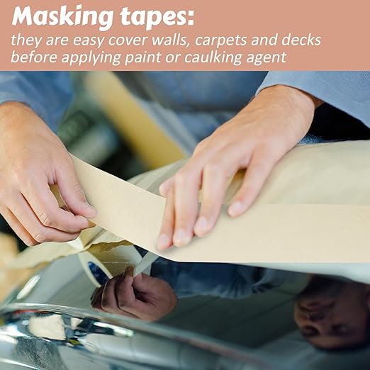 Masking Tape Bulk General Purpose Masking Painting Tape 55 Yards - Image 5