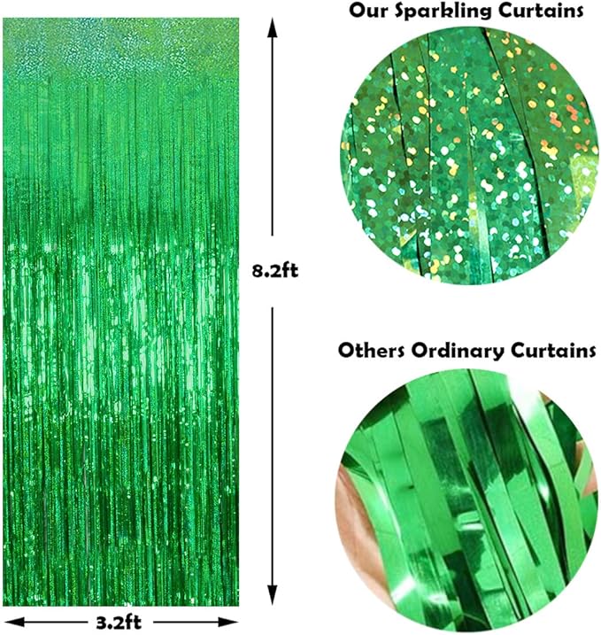Foil Fringe Curtains April fool's Day Decorations - Image 2