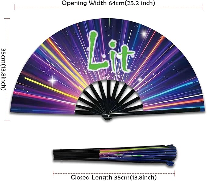 Boots on The Ground Fan, Large Folding Hand Fan - Image 2
