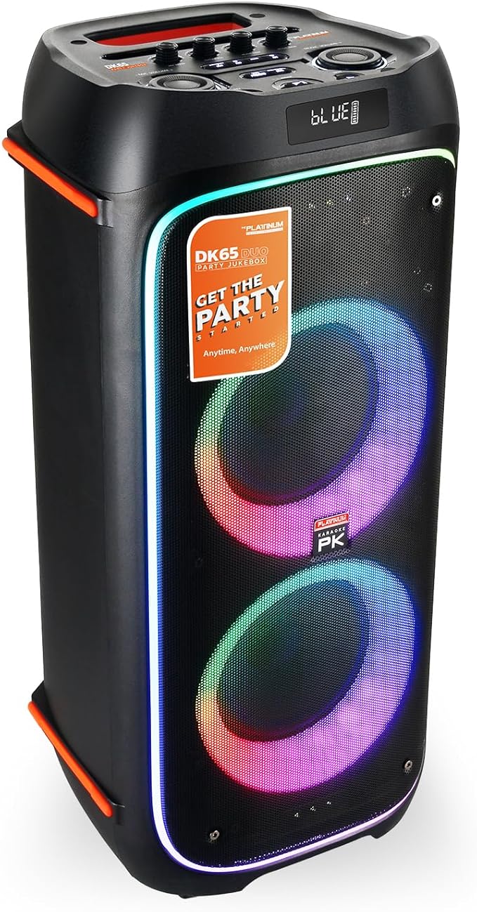 The Platinum DK65 Bluetooth Party Speaker, Karaoke Machine - Image 3