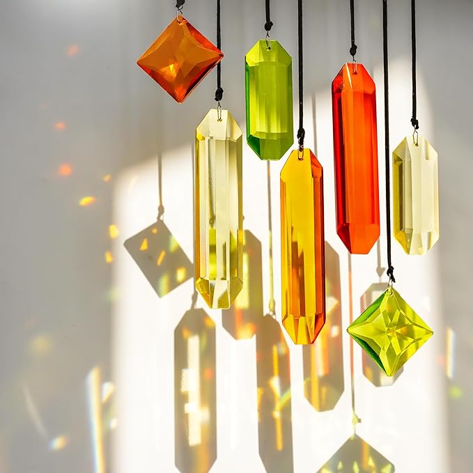 HDCRYSTALGIFTS 7PCS Crystal Prisms Suncatcher - Image 2