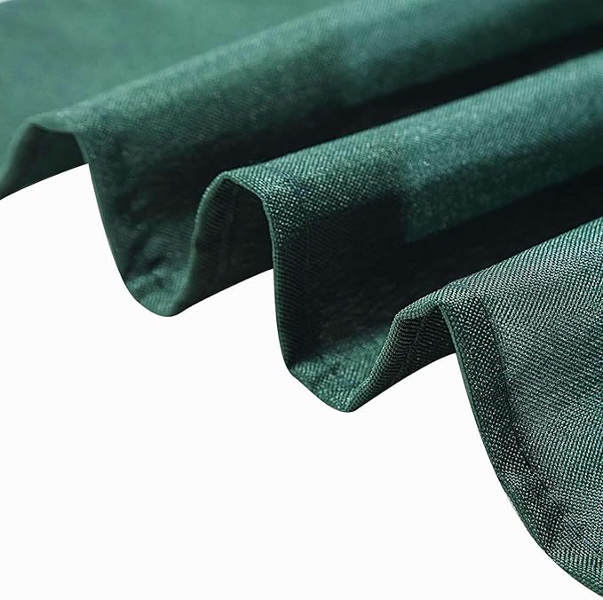 Efavormart 70" Square Linens Hunter Emerald Green Wholesale Linens Polyester - Image 9