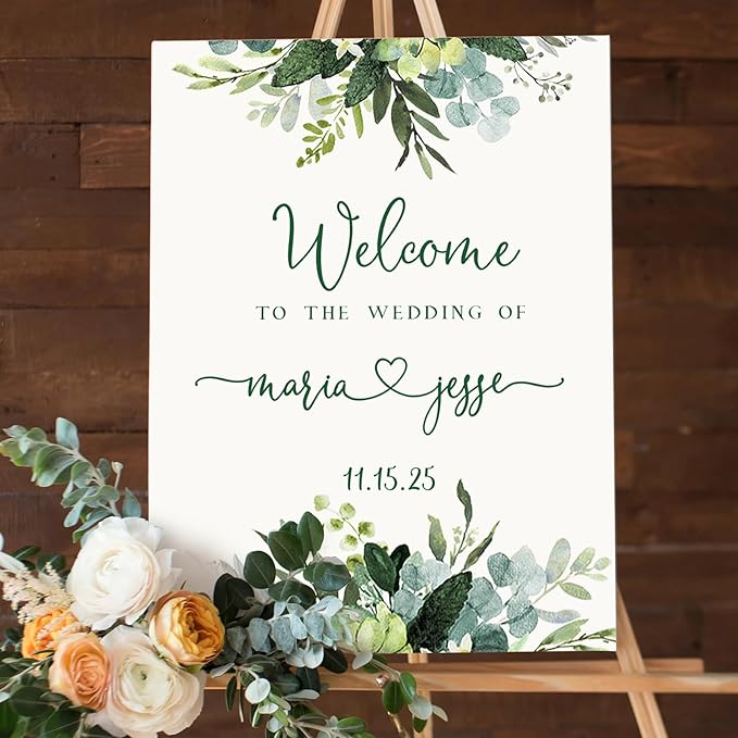Wedding Welcome Sign Personalized - Image 7