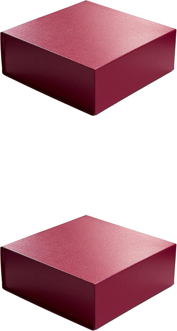 CECOBOX - Gift Boxes with Lids for Presents 6"x6"x2.75" - Matte, Collapsible by cecobox