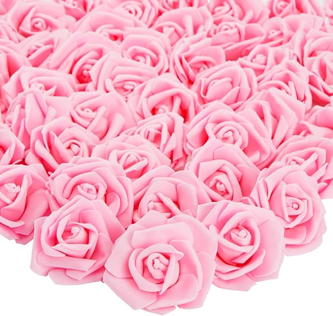 Juvale Pink Roses Artificial Flowers by Juvale