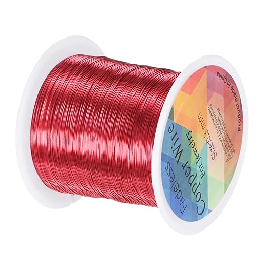 0.3mm Jewelry Wire, 28 Gauge 328FT Craft Wire Copper Beading Wire by MMETERXITY