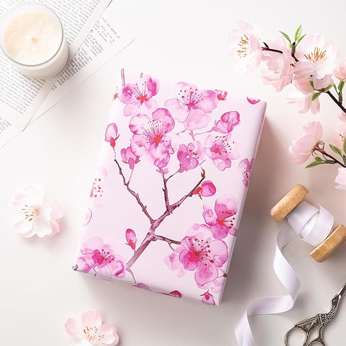 RUSPEPA Floral Wrapping Paper Roll - Image 4