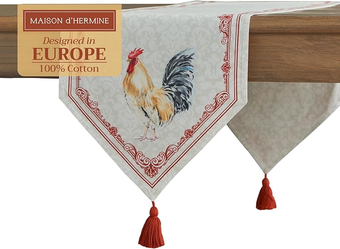 Maison d' Hermine Table runner 100% Cotton Double Layer Table Runners 108 by MaisondHermine