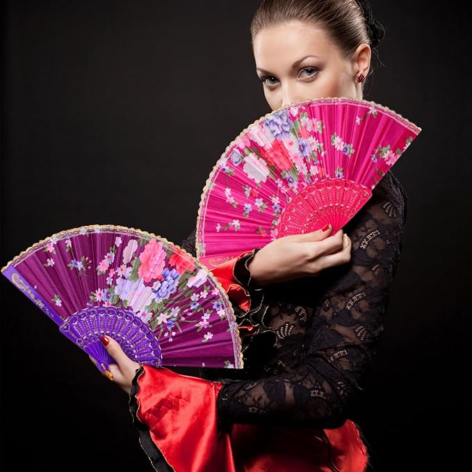 Geetery 30 Pcs Folding Hand Fan - Image 6
