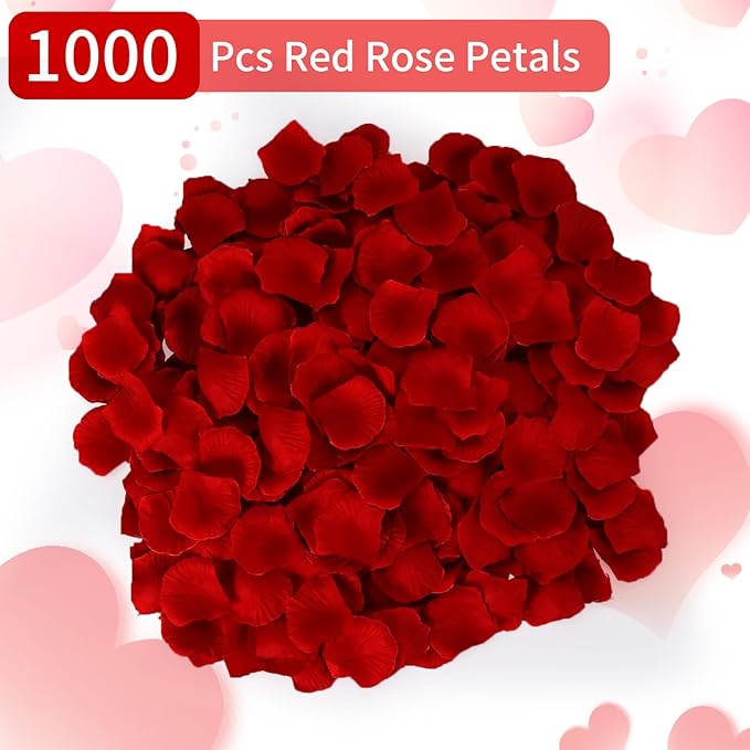 1000 Pcs Artificial Fake Rose Petals, Flower Petals - Image 2