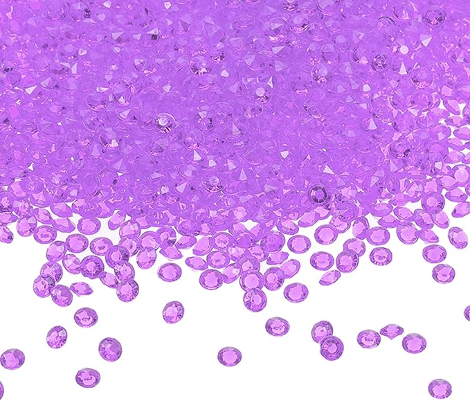 PATIKIL 10000 Pcs Wedding Table Scatter Confetti Crystals 4.5mm Acrylic by PATIKIL