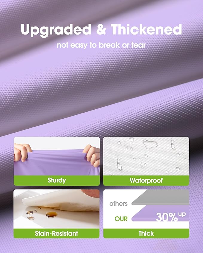 Pureegg Plastic Table Cloth Disposable 10 Pack, 54 x 108 Inch Table Cloths - Image 3