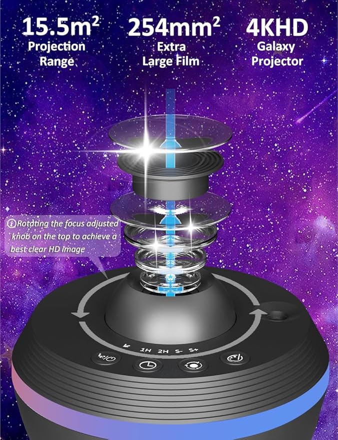 Planetarium Galaxy Projector, 13 in 1 Star Light Projector Starry Sleep Night - Image 5
