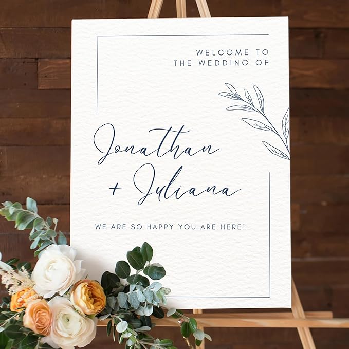 Custom Wedding Welcome Sign for Bridal Party, Engagement, Personalized Welcome - Image 3