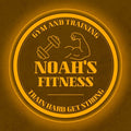 Custom Gym LED Sign – Personalized Color Changing Acrylic Wall Decor by Unknown