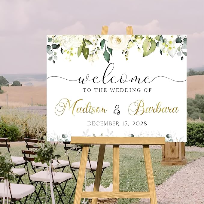 Wedding Welcome Sign, Custom Wedding Welcome Sign, Engagement Party Welcome Sign - Image 4