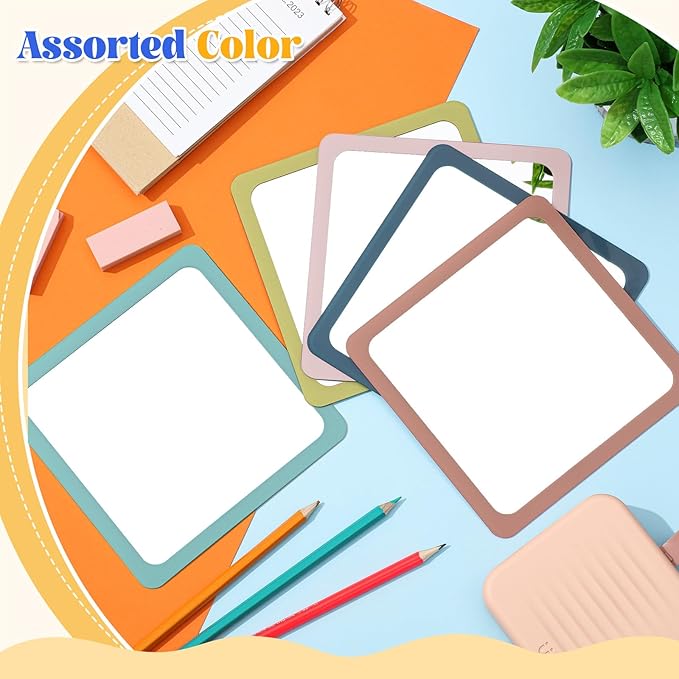Dandat 10 Pcs Small Mirrors for Kids 6 x 6 Inch Square Shatter Proof Reflector - Image 7