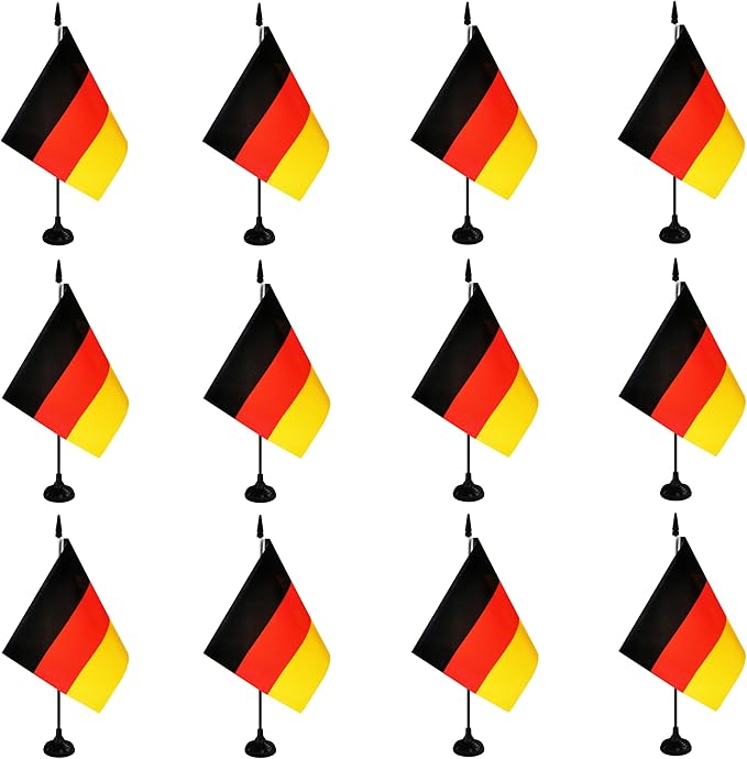 Germany Desk Flag, 12 Pack Germanic Table Office Flag by Unknown