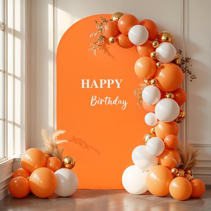 6.6FT Orange Arch Backdrop Cover - Image 6