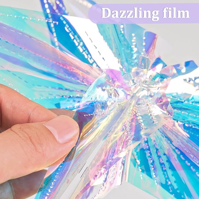 Dazzling Colorful Hexagonal Star Decoration Hanging Decorative Folding Rainbow - Image 3