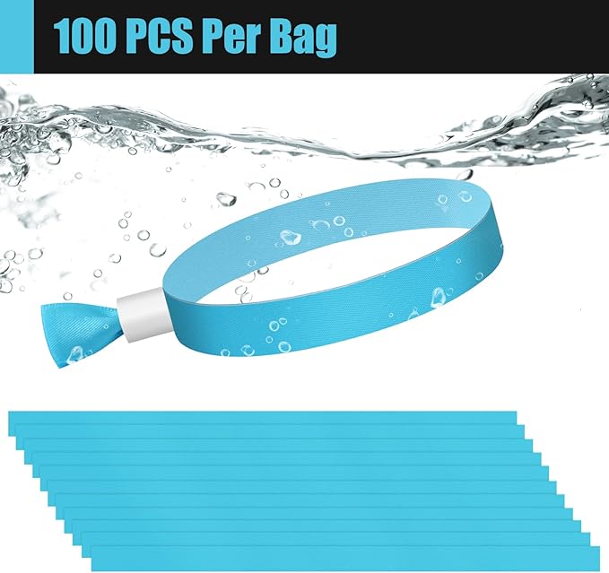 100 Pcs Cloth Event Wristbands, Event Wristbands, Colored Wrist Bands - Image 4