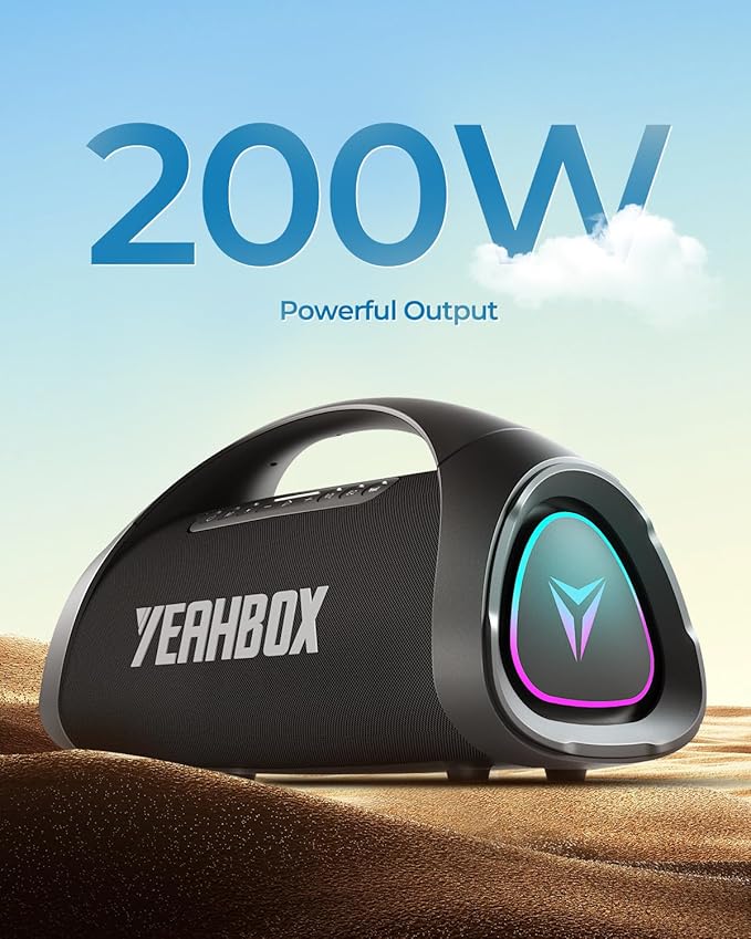 Sonic Boom MAX 300W Max Large Bluetooth Speaker Loud, Massive Bass, IPX66 - Image 5