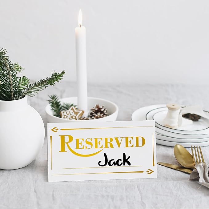 300 Pcs Paper Table Reserved Sign - Image 3