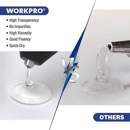 WORKPRO Full Size Hot Glue Sticks, 0.43x8 Inches, Compatible - Image 4