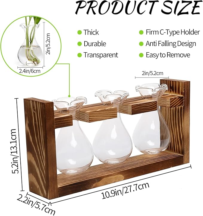 Plant Propagation Station Plant Terrarium Unique Birthday Gifts - Image 3