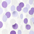 Purple Silver Birthday Party-Decorations Streamers - 52FT Graduation Hanging by Hugtmr