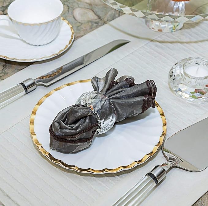 Crystal Napkin Ring Holders - Image 4