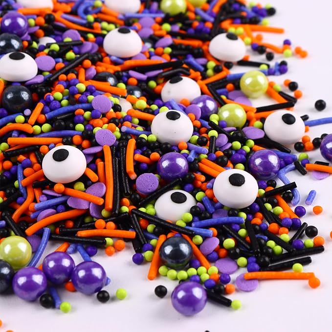 Halloween Sprinkles for Cake Decorating 7ounce, Eyeball Sprinkles for Halloween - Image 6