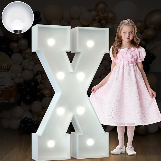 Marquee Letters 3 Feet Tall Large Light Up Letters Baby Shower Decorations by Letsmakeitimpressive